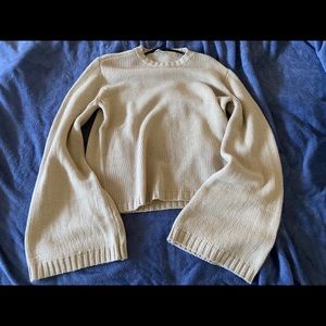 Cream sweater